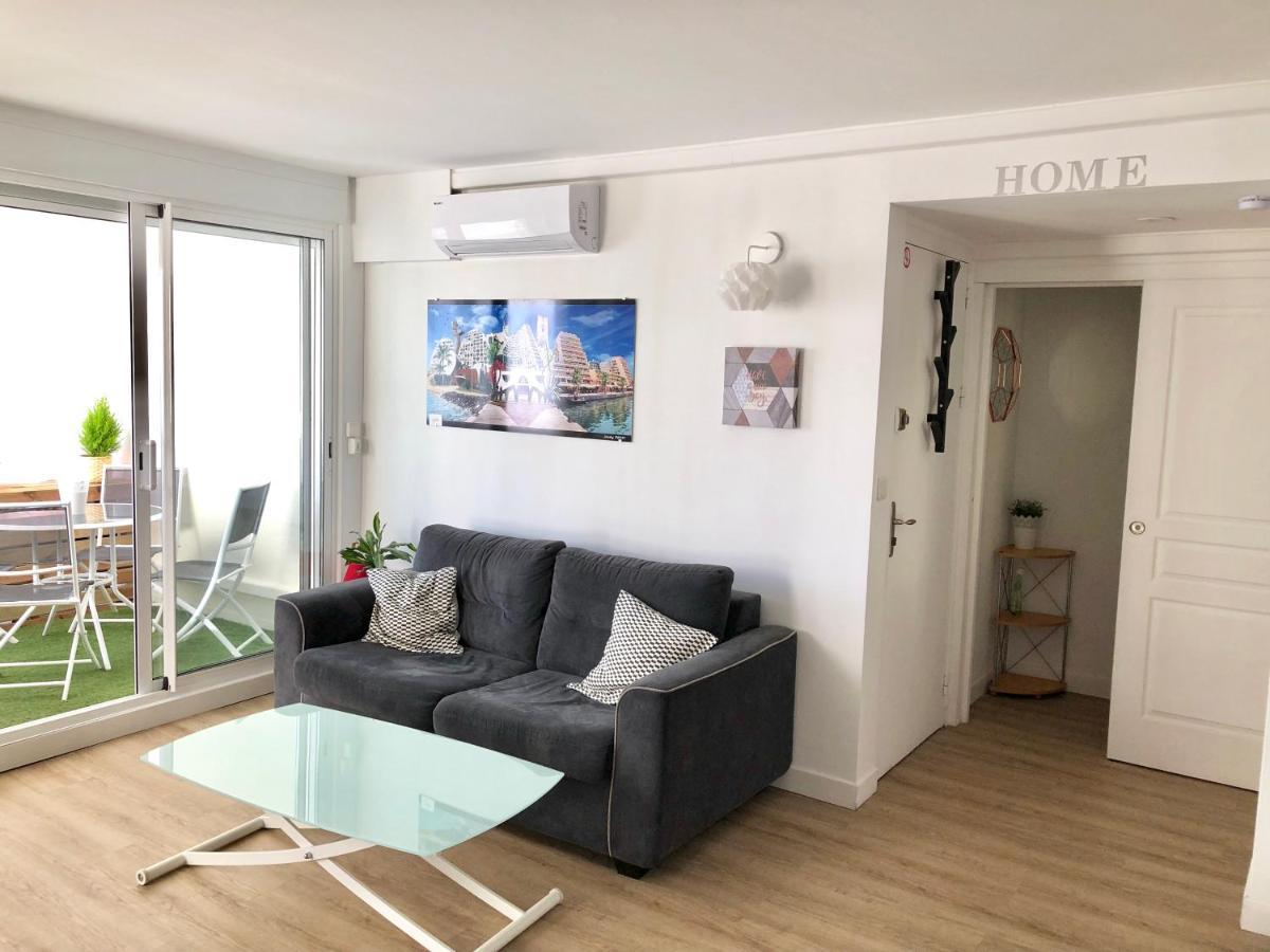 Appartement T2 De 40M2 Refait A Neuf Pour Vous ! Climatise ลา กร็องเดอ-ม็อต ภายนอก รูปภาพ